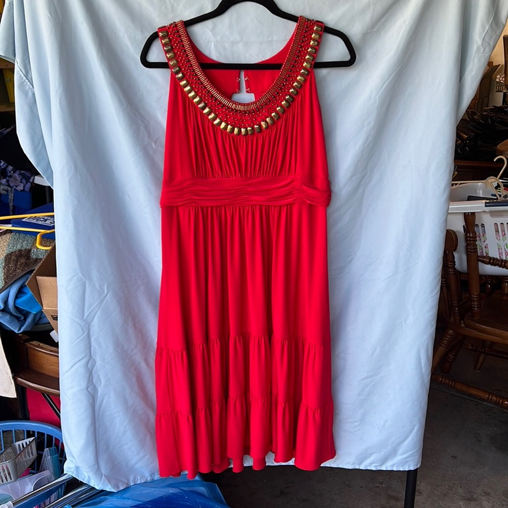 Fancy red/orange “Egyptian”style dress